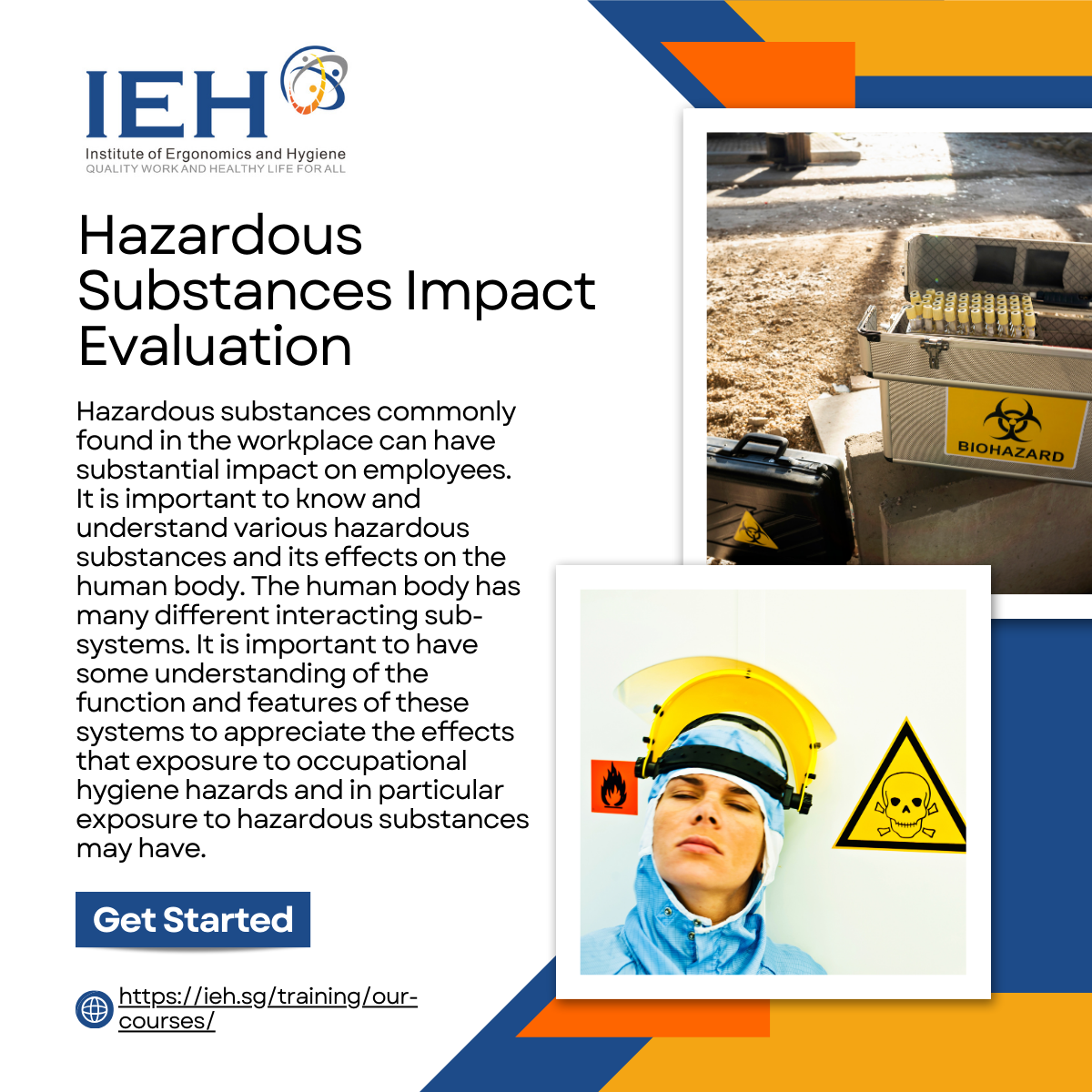 Course - Hazardous Substances Impact Evaluation - Institute Of ...